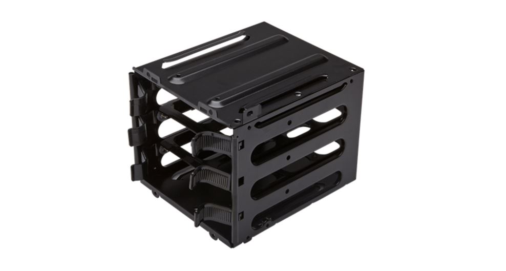 Corsair, HDD, upgrade, kit, with, 3x, hard, drive, trays, and, secondary, hard, drive, cage, parts, 