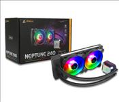 Antec, Neptune, 240, ARGB, Advanced, Liquid, CPU, Cooler, PWM, LED, Fan, PTFE, Tubing, LGA, 115x, 2011-v3, 2066, AM4, AM3+, FMx, 3, Y, 