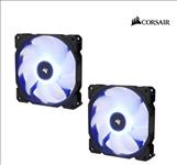 Corsair, Air, Flow, 140mm, Fan, Low, Noise, Edition, /, Blue, LED, 3, PIN, -, Hydraulic, Bearing, 1.43mm, H2O., Superior, cooling, performa, 
