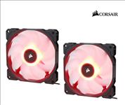 Corsair, Air, Flow, 140mm, Fan, Low, Noise, Edition, /, Red, LED, 3, PIN, -, Hydraulic, Bearing, 1.43mm, H2O., Superior, cooling, performan, 