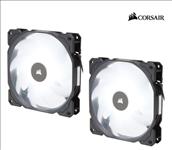 Corsair, Air, Flow, 140mm, Fan, Low, Noise, Edition, /, White, LED, 3, PIN, -, Hydraulic, Bearing, 1.43mm, H2O., Superior, cooling, perform, 