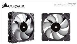 Corsair, ML120, 120mm, Premium, Magnetic, Levitation, PWM, Fan, 2020, Version, 5, Years, Warranty, 