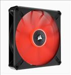 Corsair, ML, ELITE, Series, ML140, LED, ELITE, 140mm, Magnetic, Levitation, Red, LED, Fan, with, AirGuide, Single, Pack, 