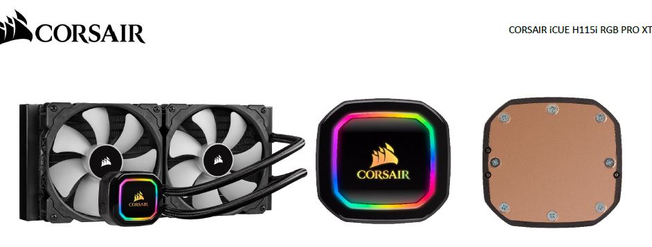 Corsair, Hydro, H115i, RGB, PRO, XT, 280mm, Liquid, CPU, Cooler., 5, Years, Warranty, 