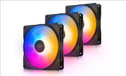 Deepcool, RF120, FS, (3, in, 1), LED, Fan, 120mm, Preset, Purple/Blue/Orange, LED, Combination, 
