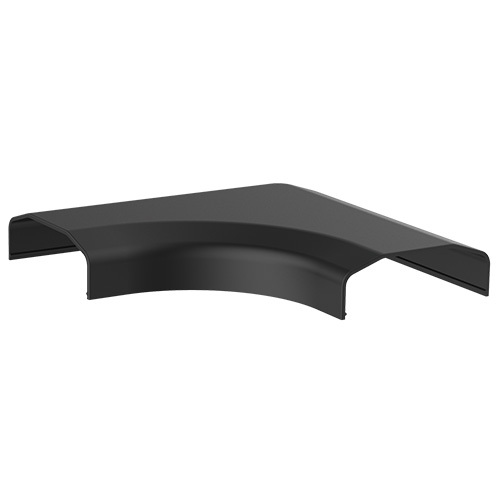 Brateck, Plastic, Cable, Cover, Joint, L, Shape, Material:ABS, Dimensions, 127x127x21.5mm, -, Black, 