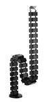 Brateck, Quad, Entry, Vertebrae, Cable, Management, Spine, Material.Steel, ABS, Dimensions, 1300x67x35mm, --, Black, 