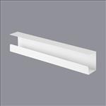 Brateck, Under-Desk, Cable, Tray, Organizer, Dimensions:600x114x76mm, -, White, 