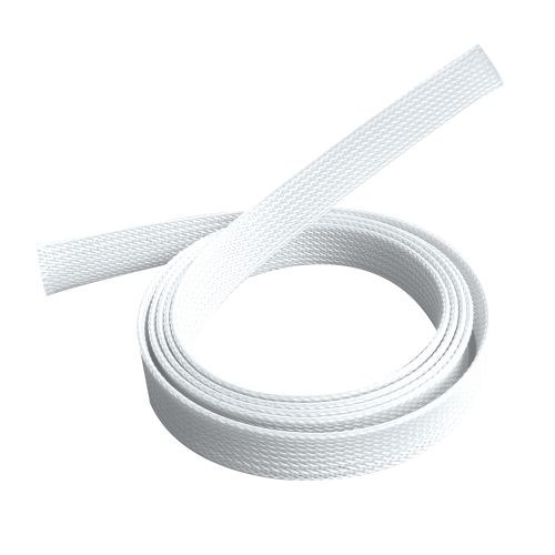 Brateck, Braided, Cable, Sock, (20mm/0.79, Width), Material, Polyester, Dimensions1000x20mm, --, White, 