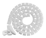 Brateck, 30mm/1.2, Diameter, Coiled, Tube, Cable, Sleeve, Material, Polyethylene(PE), Dimensions, 1000x30mm, -, White, 