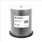 Verbatim, CD-R, 700MB, 100Pk, White, Wide, Thermal, 52x, -, 95254, 