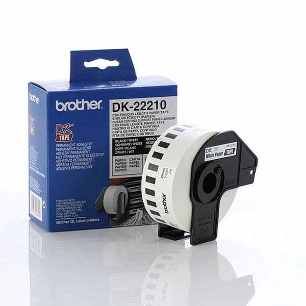 Other/Brother: Brother, DK22210, White, Roll, (29mm, x, 30.48, metres), 