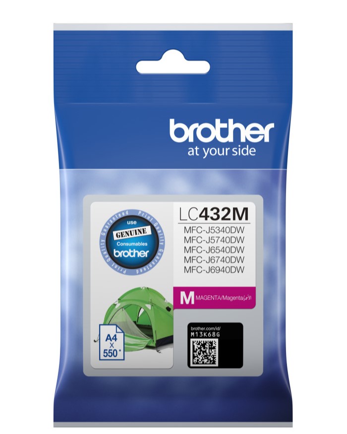 Brother, LC432, Mag, Ink, Cart, (up, to, 550, pages), 