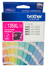 Brother, LC135XL, Mag, Ink, Cart, (up, to, 1200, pages), 
