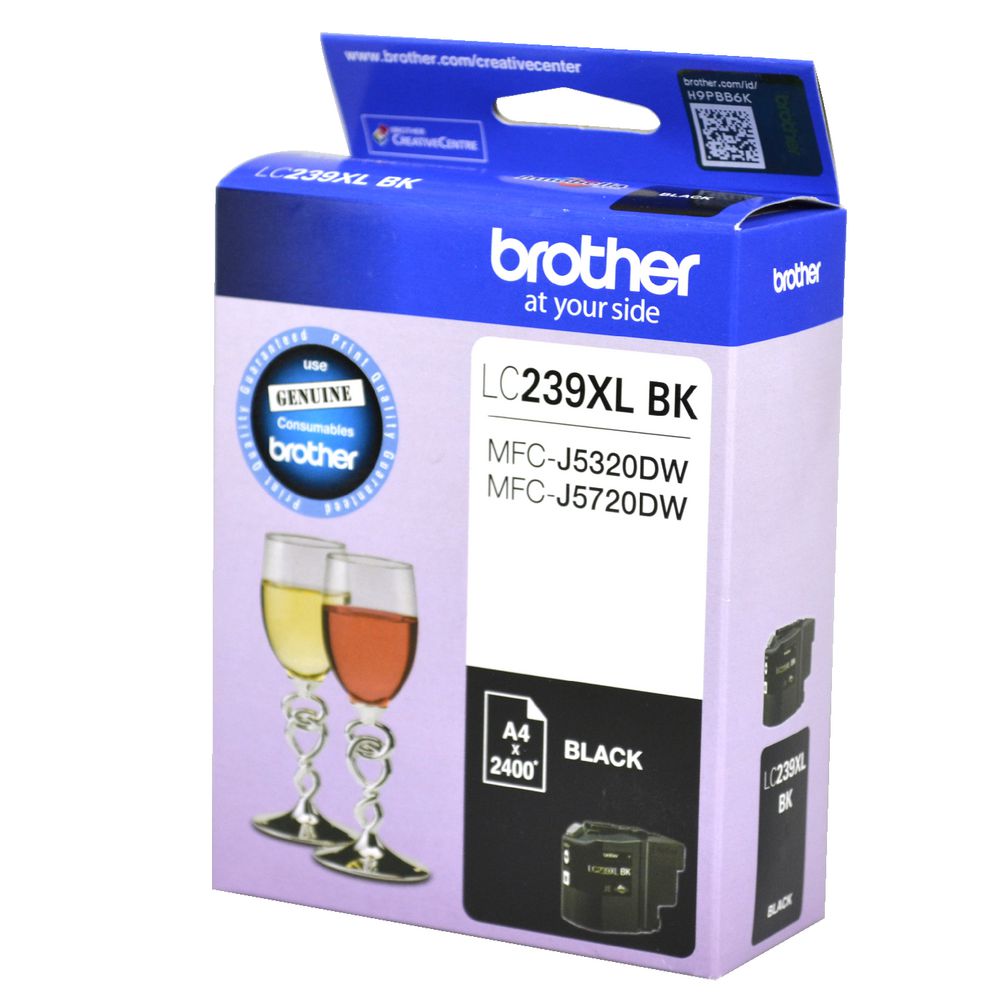 Brother, LC239XL, Black, Ink, Cart, (Up, to, 2, 400, pages), 