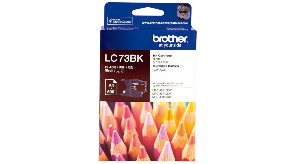 Brother, LC73, Black, Ink, Cart, (Up, to, 600, pages), 