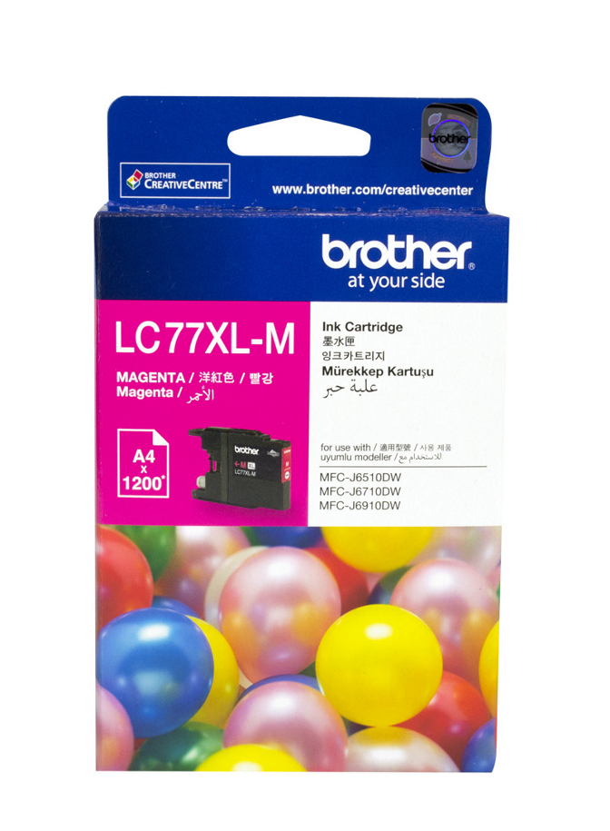 Brother, LC77XL, Mag, Ink, Cart, (Up, to, 1, 200, pages), 