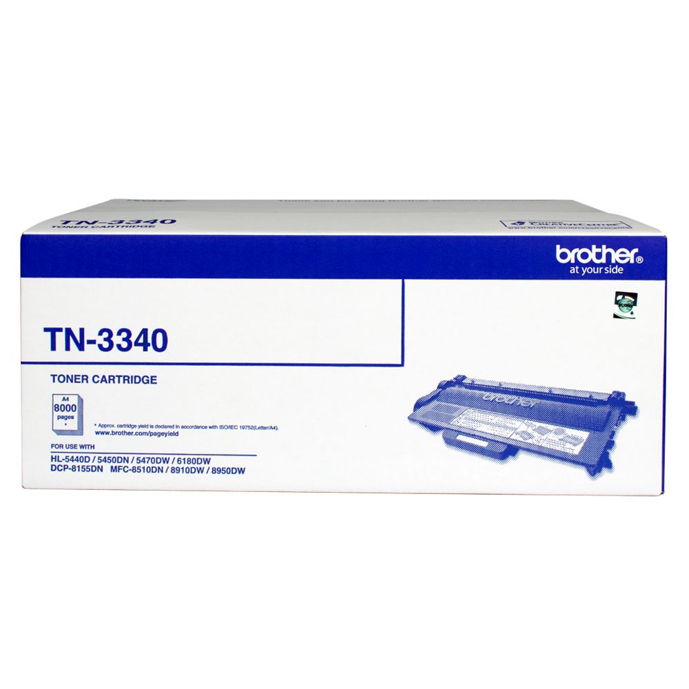 Brother, TN3340, Toner, Cartridge, (8, 000, pages), 