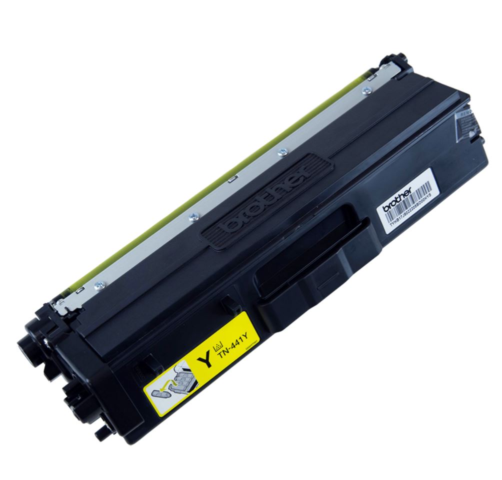 Toner Cartridges/Brother: Brother, TN441, Yell, Toner, Cart, (1, 800, pages), 