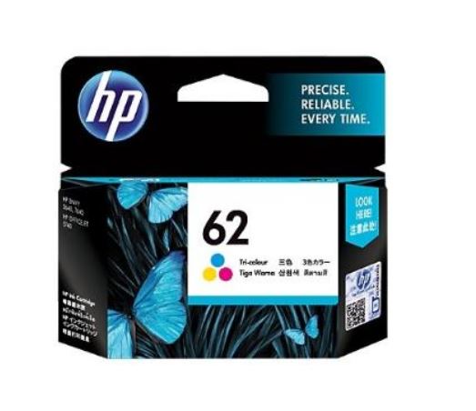HP, #62, Tri, Col, Ink, C2P06AA, (165, pages), 