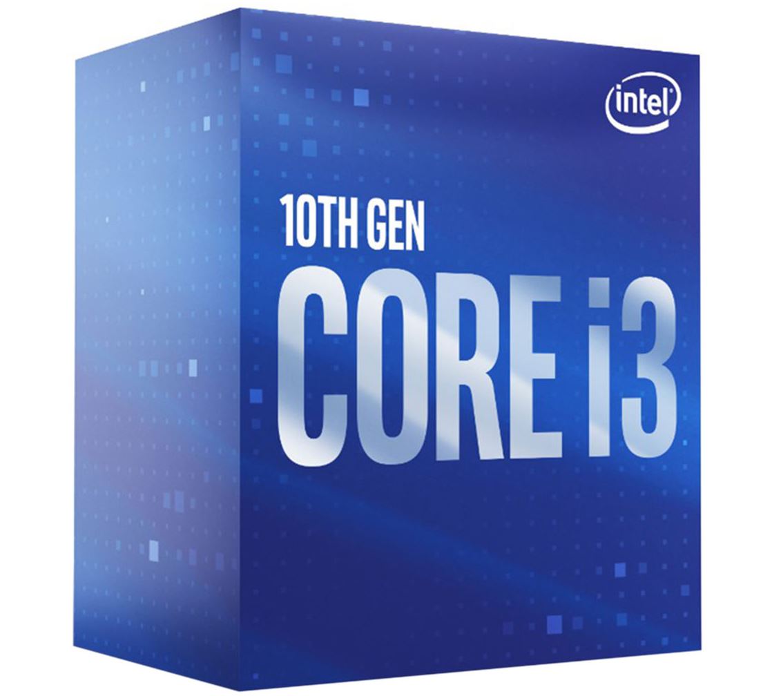Intel, Core, i3-10100, CPU, 3.6GHz, (4.3GHz, Turbo), LGA1200, 10th, Gen, 4-Cores, 8-Threads, 6MB, 65W, UHD, Graphic, 630, Retail, Box, 3yrs, 