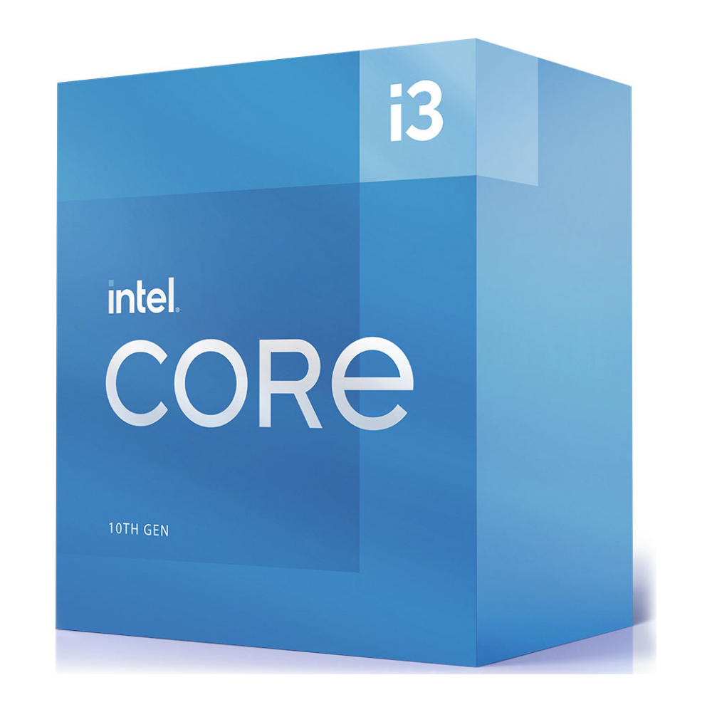 Processors/Intel-P: Intel, i3-10105, CPU, 3.7GHz, (4.4GHz, Turbo), LGA1200, 10th, Gen, 4-Cores, 8-Threads, 6MB, 65W, Graphic, Card, Required, Box, 3yrs, Comet, 