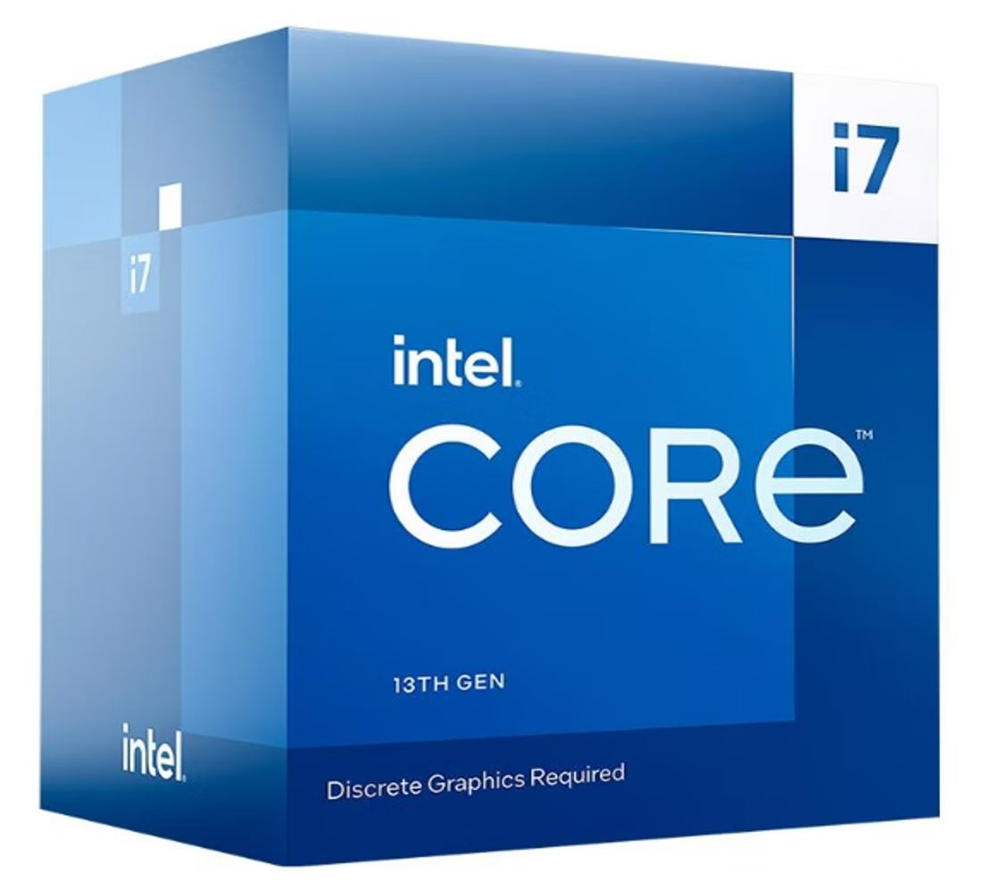 Processors/Intel: New, Intel, Core, i7, 13700F, CPU, 4.1GHz, (5.2GHz, Turbo), 13th, Gen, LGA1700, 16-Cores, 24-Threads, 30MB, 65W, Graphic, Card, Required, R, 