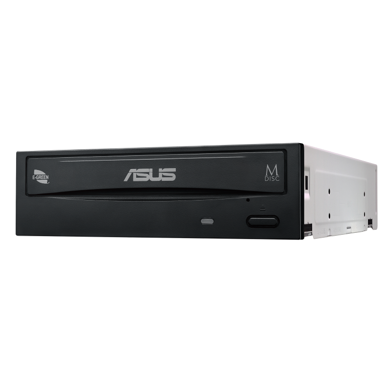 Optical Drives (DVD/Blu-Ray)/ASUS: ASUS, 2DRW-24B1ST/BLK/B/AS/P2G, Internal, 24X, DVD, Burner, With, M-DISC, Support, 24X, DL, DVDR/RW, SATA, Black, OEM, 