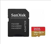 SanDisk, Extreme, microSDXC, SQXAA, 128GB, V30, U3, C10, A2, UHS-I, 190MB/s, R, 90MB/s, W, 4x6, SD, adaptor, Lifetime, Limited, 