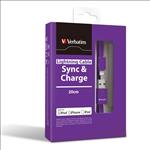 Verbatim, Super, Flexible, Lightning, Cable, -, Purple, 20cm, 