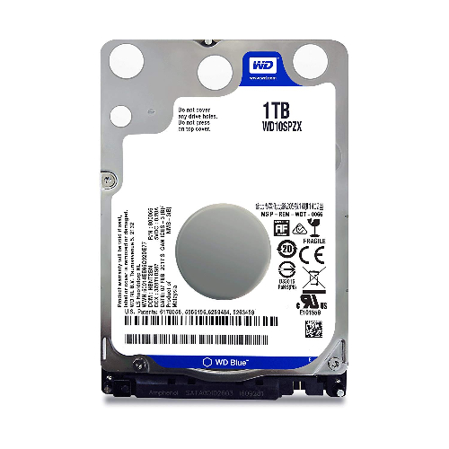 WD, BLUE, INTERNAL, 2.5, MOBILE, SATA, DRIVE, 1TB, 6GB/S, 5400RPM, 