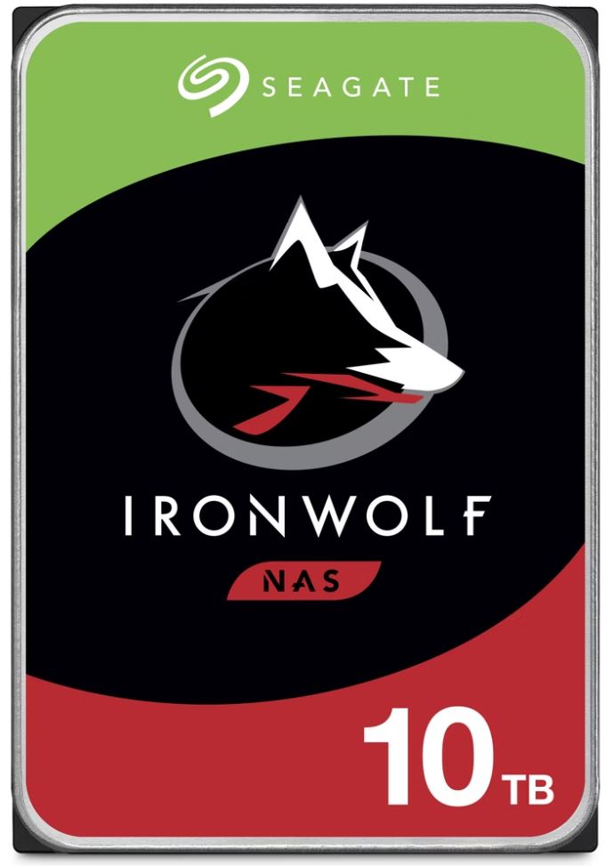 SEAGATE, IRONWOLF, NAS, 10TB, 3.5, SATA, HARD, DRIVE, 3YR, WTY, 