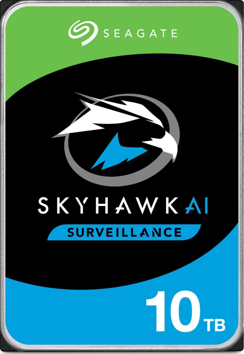 SEAGATE, SKYHAWK, AI, SURVEILLANCE, 10TB, 3.5, SATA, HARD, DRIVE, 3YR, WTY, 