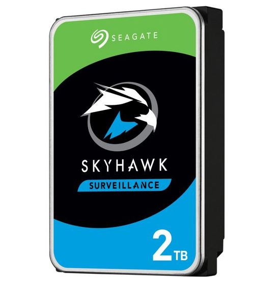 Storage - Internal Disk/SEAGATE: SEAGATE, SKYHAWK, SURVEILLANCE, INTERNAL, 3.5, SATA, DRIVE, 2TB, 6GB/S, 5900RPM, 3YR, WTY, 