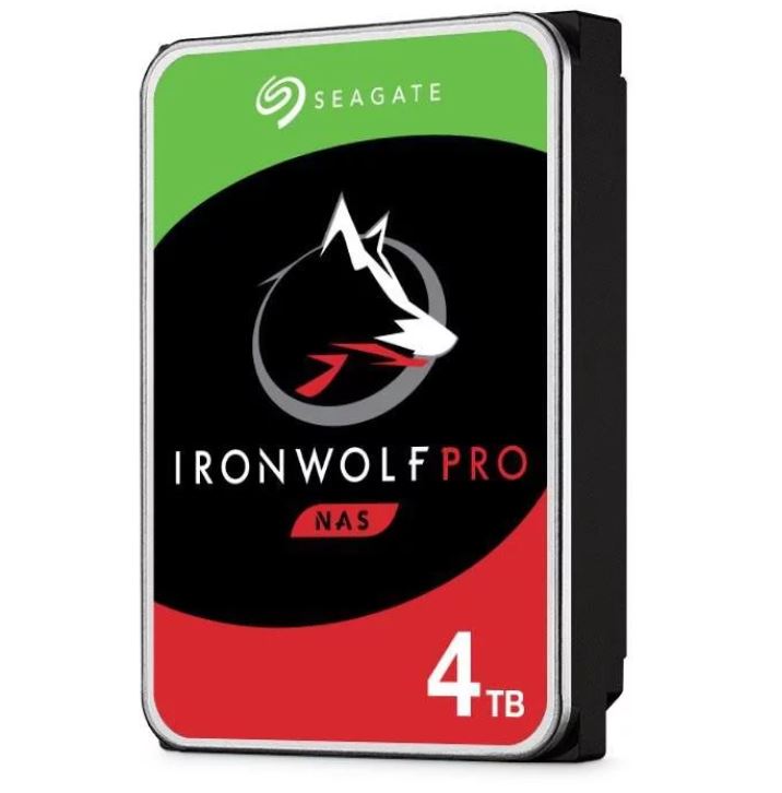 Seagate, IRONWOLF, PRO, 4TB, SATA, 7200RPM, 256MB, 