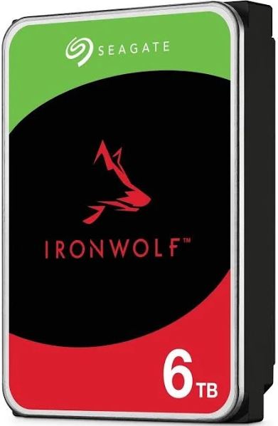 SEAGATE, IRONWOLF, NAS, 6TB, 3.5, SATA, HARD, DRIVE, 3YR, WTY, 