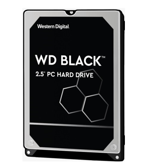 Storage - Internal Disk/Western Digital: Western, Digital, WD, Black, 1TB, 2.5, HDD, SATA, 6gb/s, 7200RPM, 64MB, Cache, SMR, Tech, for, Hi-Res, Video, Games, 5yrs, Wty, 