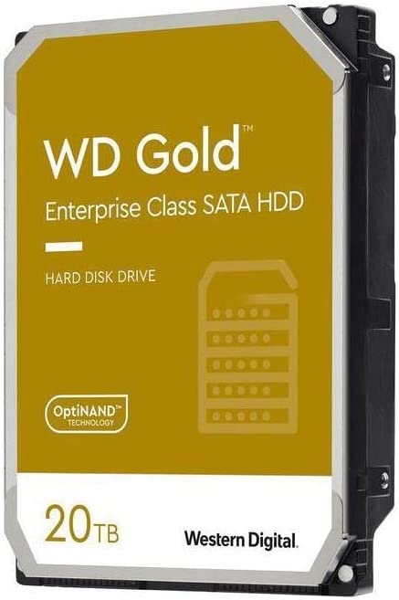 Storage - Internal Disk/Western Digital: Western, Digital, 20TB, WD, Gold, Enterprise, Class, SATA, Internal, Hard, Drive, HDD, -, 7200, RPM, SATA, 6, Gb/s, 512, MB, Cache, 3.5, -, 