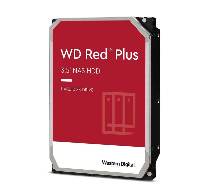 Storage - Internal Disk/Western Digital: Western, Digital, WD, Red, Plus, 10TB, 3.5, NAS, HDD, SATA3, 7200RPM, 256MB, Cache, 24x7, NASware, 3.0, CMR, Tech, 3yrs, wty, ~WD101EFAX, 