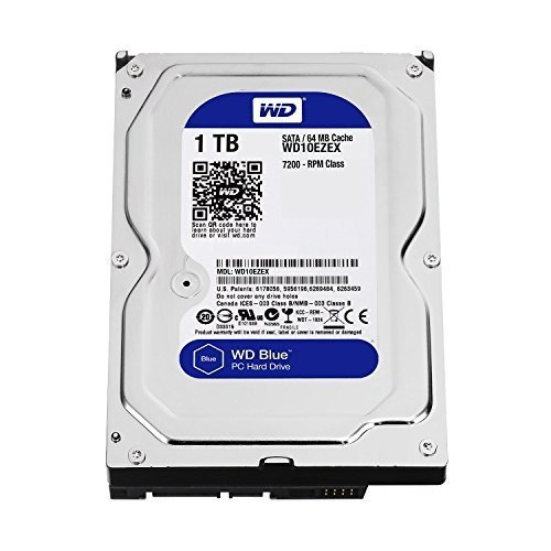 WD, Blue, 1TB, SATA3, 64MB, 3.5, 7200RPM, 6Gb/s, 64MB, Cache, HDD, 