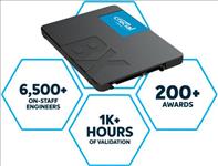 Crucial, BX500, 2TB, 2.5, SATA3, 6Gb/s, SSD, -, 3D, NAND, 540/500MB/s, 7mm, 1.5, mil, MTBF, 3yr, wty, Acronis, True, Image, Solid, State, Dri, 