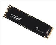 Crucial, P3, 1TB, Gen3, NVMe, SSD, 3500/3000, MB/s, R/W, 220TBW, 650K/700K, IOPS, 1.5M, hrs, MTTF, Full-Drive, Encryption, M.2, PCIe3, 5yrs, 