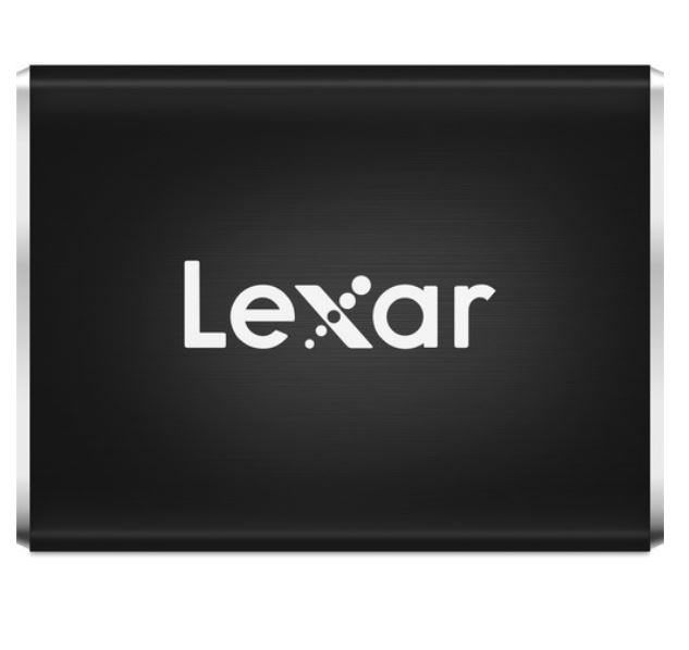 Lexar, SL100, PRO, 500GB, TypeC, Portable, Slim, SSD, -, USB, 3.1/900MBs, Write/950MBs, Read/, Brushed, Aluminum, Finish/Drop/Shock/Vi, 