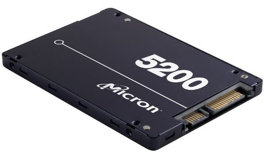 Micron, 5200, ECO, 960GB, 2.5, SATA3, 6Gbps, 7mm, Server, Data, Centre, Solid, State, Drive, (SSD), 3D, TLC, NAND, 540R/520W, MB/s, 95K/28K, 