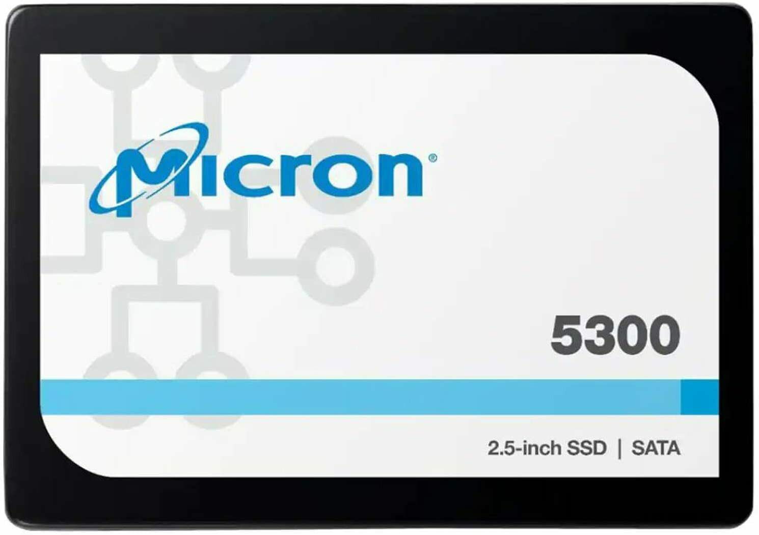 Micron, 5300, PRO, 1920GB, SATA, 2.5, (7mm), Non-SED, Enterprise, Solid, State, Drive, (SSD), 
