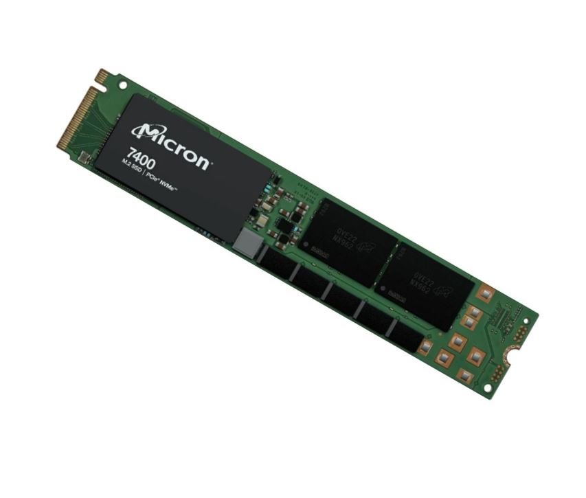 Storage - SSD/Micron (Crucial): Micron, 7400, Pro, 1920GB, Gen4, NVMe, Enterprise, SSD, M.2, (22x110), Non-SED, 4400/2000, MB/s, R/W, 230K/60K, IOPS, 6700TBW, 1DWPD, 2M, h, 