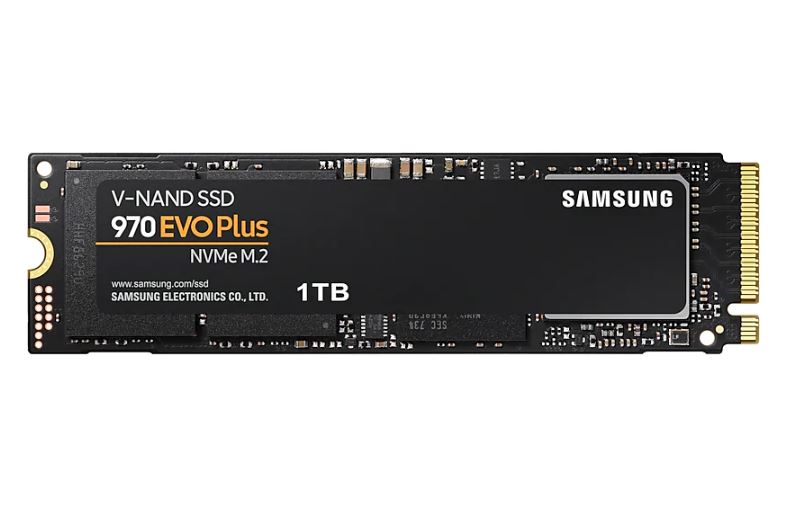 Storage - SSD/Samsung: Samsung, 970, EVO, Plus, 1TB, PCIe, NVMe, SSD, MLC, 3500MB/s, 3300MB/s, 600K/550K, IOPS, 600TBW, 5yrs, wty, 