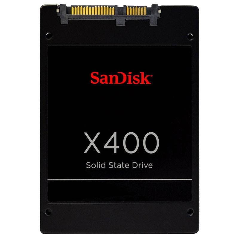 SanDisk, X400, 128GB, 2.5, SSD, 540/340MB/s, upto, 93.5/60k, IOPS, 7mm, TCL, Flash, 6th, Generation, 1, year, Warranty, (LS), 