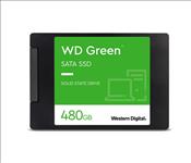 Western, Digital, WD, Green, 480GB, 2.5, SATA, SSD, 545R/430W, MB/s, 80TBW, 3D, NAND, 7mm, 3, Years, Warranty, 