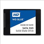 Western, Digital, Blue, 250GB, 2.5, 3D, NAND, Solid, State, Drive, (SSD), 7MM, 550/525, R/W, SATA, 6GB., 5, Years, Warranty, 